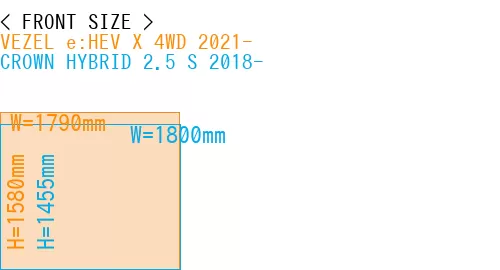 #VEZEL e:HEV X 4WD 2021- + CROWN HYBRID 2.5 S 2018-
